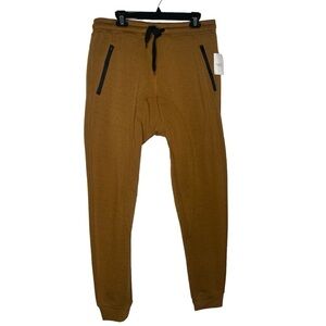 Carbon by Rue 21 Classic Joggers (Size:L, Color:Brown/Black)